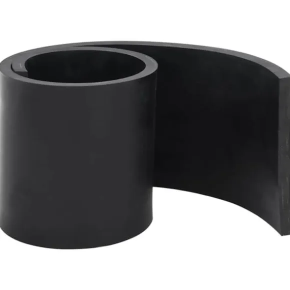 Gummikant til sneplov - Holdbar snerydning | Farve: Sort | Størrelse: 100x15x1 cm