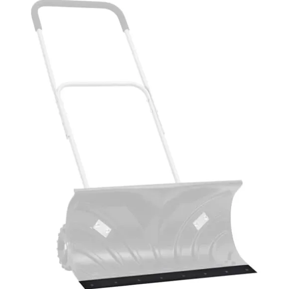Gummikant til sneplov - Holdbar snerydning | Farve: Sort | Størrelse: 100x15x1 cm