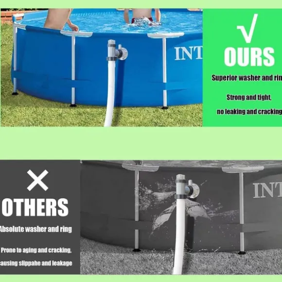 Gummipakninger til Intex poolstolper, 2-pak