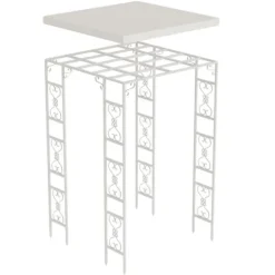 Have Pergola, Elegant Kuppelbue, Robust Udendørs Struktur,180x180x270cm, HVID