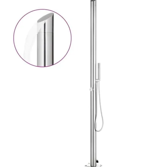 Havebruser 220 cm rustfrit stål - Havebruser - Havebrusere - Home & Living