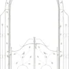 Havebue med gate - klatrehjælp - holdbart jerndesign