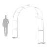Havebue, Metal Design, Alsidig til Begivenheder,XS（gammel）, HVID