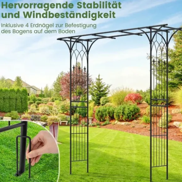 Havebue, Metal Rosebue, Sort