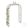 Havebue, Metal, 240x155x39 cm, Brun