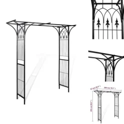 Havebuer, espalierer & pergolaer - Living rosenbue 200 x 52 x 204 cm