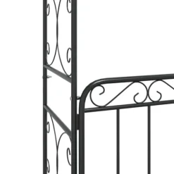 Havebuer, espalierer & pergolaer - Living havebue med låge 108x45x235 cm stål sort