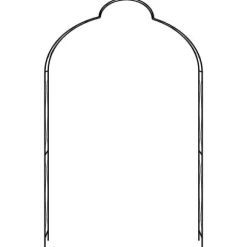 Havebuer, espalierer & pergolaer - Living havebue 150x34x240 cm jern sort