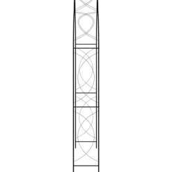 Havebuer, espalierer & pergolaer - Living havebue 150x34x240 cm jern sort