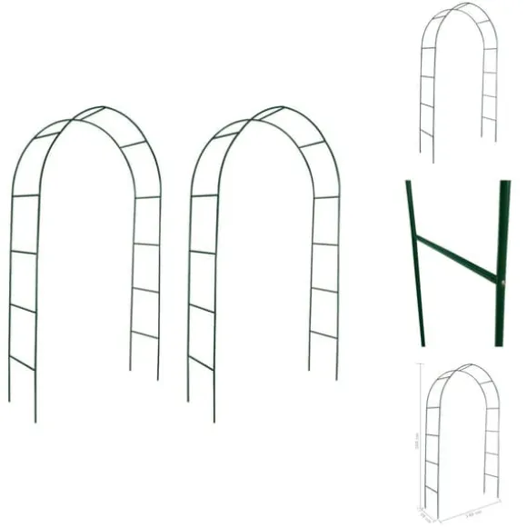 Havebuer, espalierer & pergolaer - Living rosenbue 2 stk. til klatreplanter