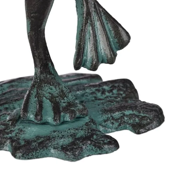 Havefigur, Frø, 30x22x10 cm, Grøn