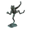 Havefigur, Frøfigur, 30x22x10 cm, Grøn