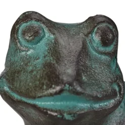 Havefigur, Frøfigur, 30x22x10 cm, Grøn