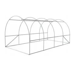 Havefolietunnel 400 x 250 x 200 cm, med transparent UV-12 folie