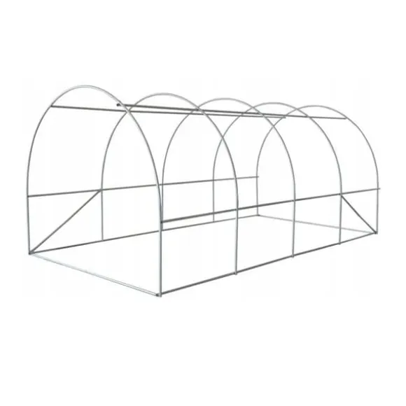 Havefolietunnel 400 x 250 x 200 cm, med transparent UV-12 folie