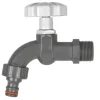 Havehane, paddehattetype, 1/2" lavet af plastik