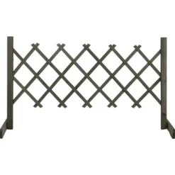Havehegn - Living espalier til haven 120x60 cm massivt fyrretræ grå
