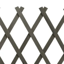 Havehegn - Living espalier til haven 150x80 cm massivt fyrretræ grå