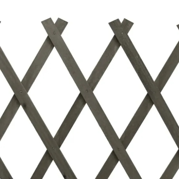 Havehegn - Living espalier til haven 150x80 cm massivt fyrretræ grå