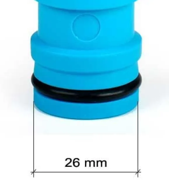 Haveklyverforbindelse 1"x1/2" (eller 3/4"") til 1" system