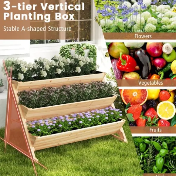 Havemodul, 46x30x32 cm, Natur