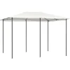 Havepavillon 3x4 m - Robust stålkonstruktion | Farve: Creme | Størrelse: 3x4x2,6 m