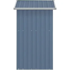 Haveskur i galvaniseret stål - Rummelig opbevaring | Farve: Grå | Størrelse: 126x97,5x177 cm