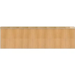 Haveskur i galvaniseret stål - Rummeligt opbevaringsskur | Farve: Lysebrun | Størrelse: 192x689x223 cm