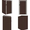 Haveskur 87x98x159 cm galvaniseret stål brun - Haveskur - Haveskure - Home & Living