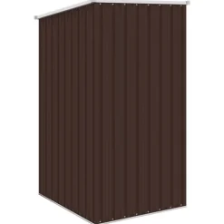 Haveskur 87x98x159 cm galvaniseret stål brun - Haveskur - Haveskure - Home & Living