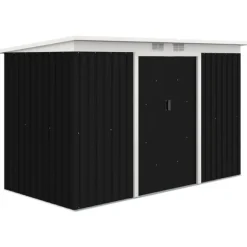 Haveskur, 280x130x172 cm, Mørkegrå