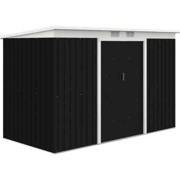 Haveskur, 280x130x172 cm, Mørkegrå