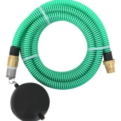 Haveslanger - Living sugeslange med messingkoblinger 1,1" 4 m PVC grøn