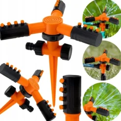 Havesprinkler, drevet, roterende, trearmet, VERGIONIC sprinkler