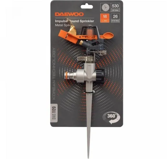 Havesprinkler impulsrund/530m2 dws 1120, Daewoo