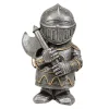 Havestatue Ridder Dværgvagt Rustning Miniature Ridderskulptur til Haveindretning