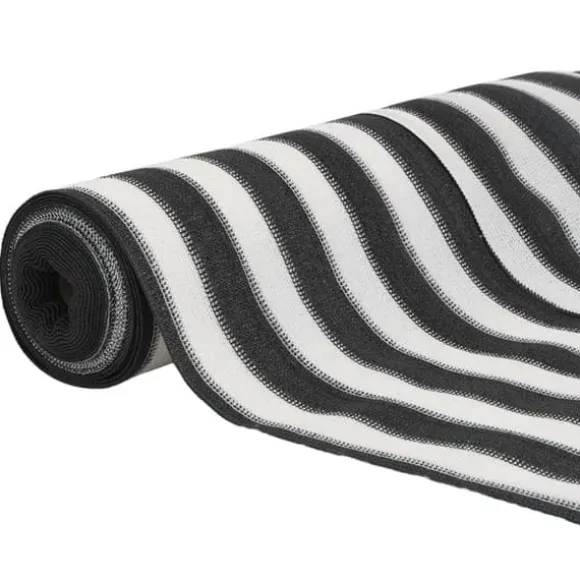 HDPE afskærmning 1,5x10 m - Privatlivsskærm | Farve: Antracitgrå/Hvid | Vægt: 150 g/m²