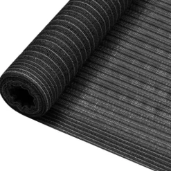 HDPE privatlivsnet 1,5x25 m | Farve: Antracitgrå | Vægt: 195 g/m²