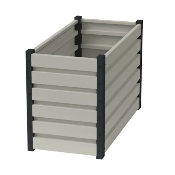 Højbed hvid 60cm x 50cm x 100cm x 100cm