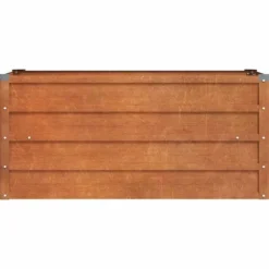 Højbed i cortenstål - Holdbart og rustfarvet | Størrelse: 100x40x45 cm