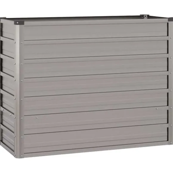 Højbed i cortenstål - Holdbart og dekorativt | Størrelse: 100x40x77 cm | Farve: Rustfarvet