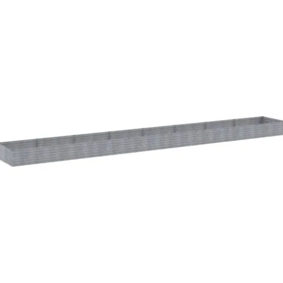Højbed i cortenstål - Holdbart og dekorativt | Størrelse: 770x100x36 cm | Farve: Brune nuancer