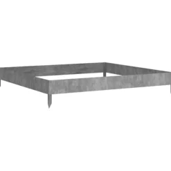 Højbed i cortenstål - Holdbart og dekorativt | Størrelse: 100x100x18,5 cm