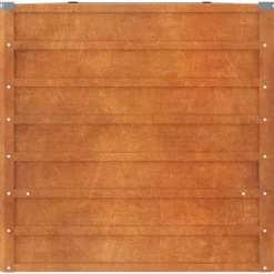 Højbed i cortenstål 400x80x77 cm - Rustfarvet | Størrelse: 400x80x77 cm | Farve: Rustfarvet