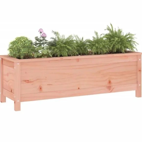 Højbed i massivt douglasgran - Plantekasse | Størrelse: 119,5x40x39 cm