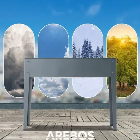 Højbed i metal - antracit