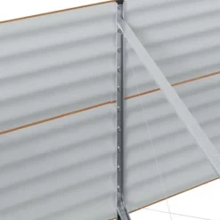 Højbed i stål - Moderne plantekasse til haven | Størrelse: 320x80x81 cm | Farve: Brun