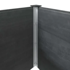 Højbed i WPC - Holdbart og moderne plantebed | Størrelse: 200x100x91 cm | Farve: Grå