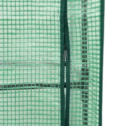 Højbed med drivhusovertræk - Rattan-look | Størrelse: 40x40x139 cm