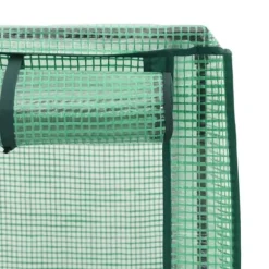 Højbed med drivhusovertræk - Rattan-look | Størrelse: 120x40x140 cm